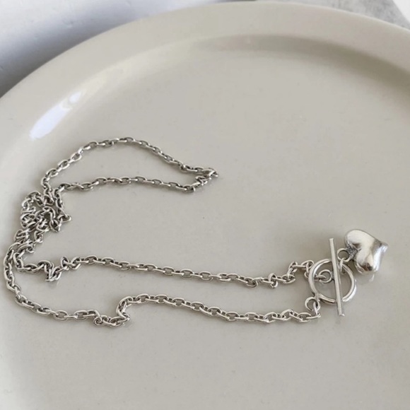 NEW ‘18’ LOVE HEARTH 925 STERLING SILVER NECKLACE, NICE NECKLACE, CUTE NECKLACE - Picture 3 of 6